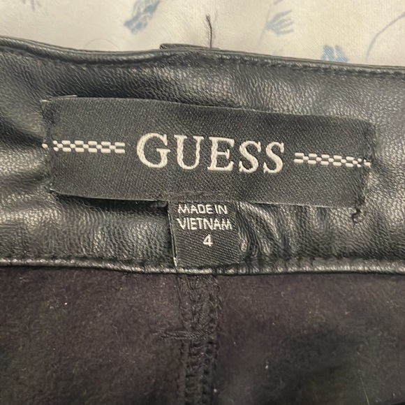 NEW Guess black leather pants - Picture 5 of 5